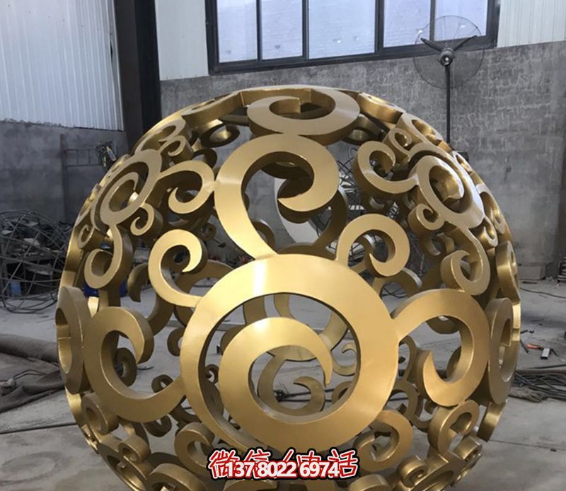 不銹鋼鏤空球雕塑,美化戶外景觀 不銹鋼鏤空球雕塑,美化戶外景觀