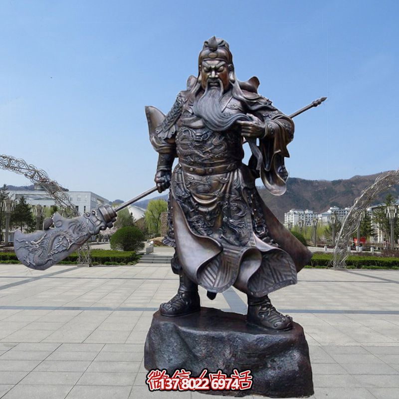 戶外廣場(chǎng)大型佛像銅雕關(guān)公雕塑 戶外廣場(chǎng)大型佛像銅雕關(guān)公雕塑