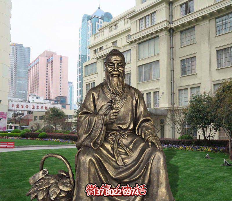 華佗古代名醫銅雕華佗雕塑 華佗古代名醫銅雕華佗雕塑