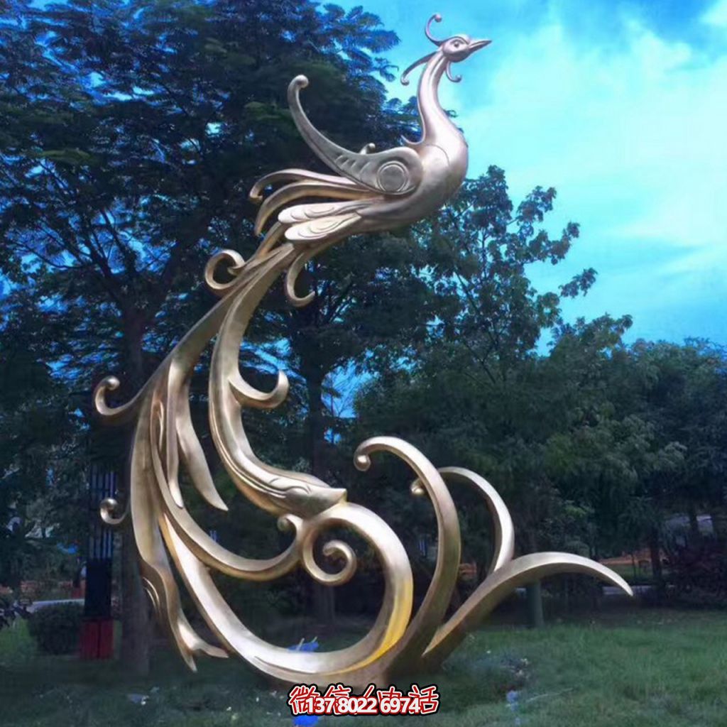 不銹鋼鳳凰雕塑--城市雕塑中的美好寓意 不銹鋼鳳凰雕塑--城市雕塑中的美好寓意