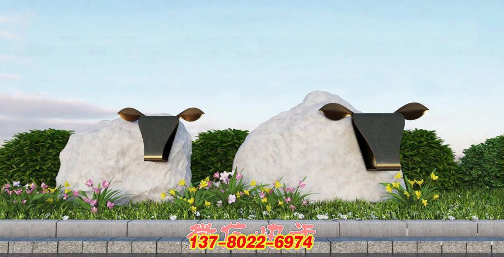 石間萌趣:戶外石雕里的 “隱牛” 景觀 石間萌趣:戶外石雕里的 “隱牛” 景觀