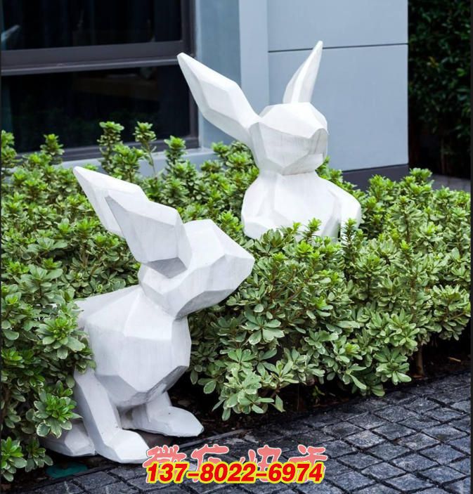 幾何兔影 —— 不銹鋼動物雕塑的景觀意趣營造 幾何兔影 —— 不銹鋼動物雕塑的景觀意趣營造