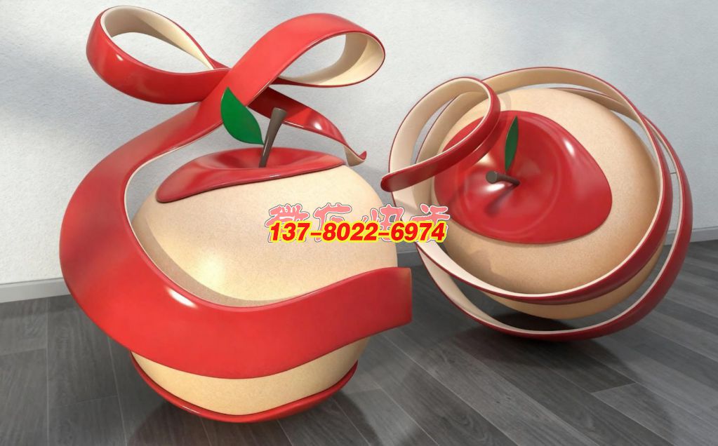 “蘋” 添藝術感 —— 玻璃鋼水果景觀雕塑 “蘋” 添藝術感 —— 玻璃鋼水果景觀雕塑